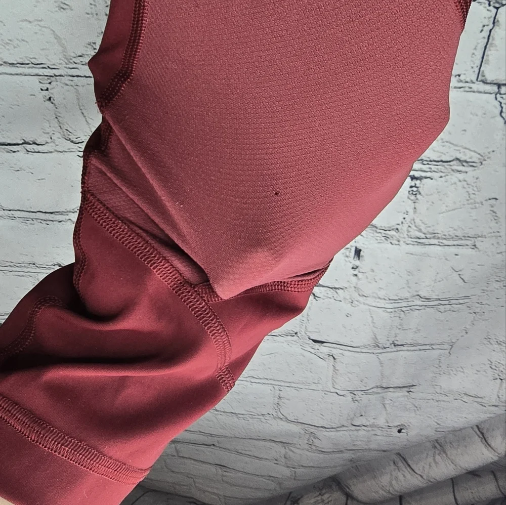 Lululemon Pace Rival Crop Size 2‎ Dark Adobe